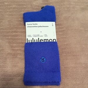 lululemon athletica Unisex Fuzzy Crew Socks — Blue